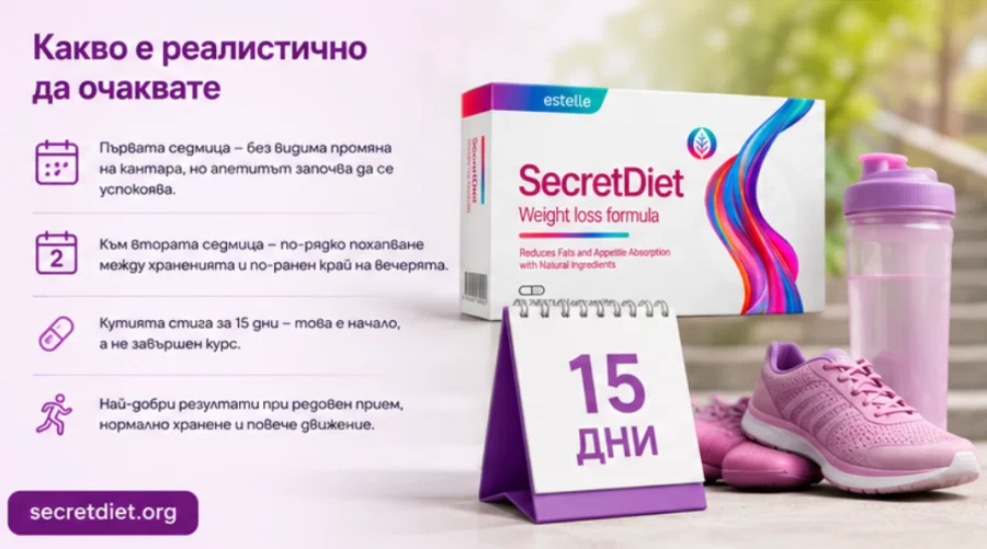 SecretDiet — две седмици прием от една кутия