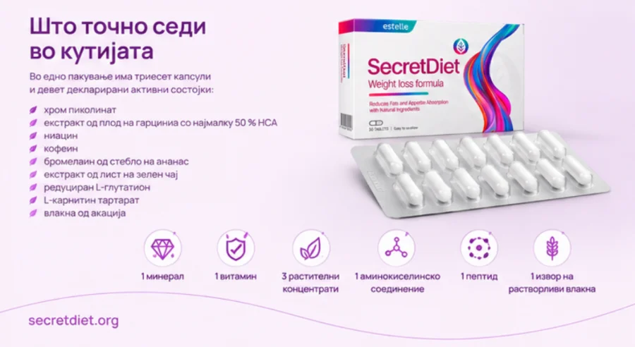 SecretDiet — капсула и чаша кафе в един и същи ден