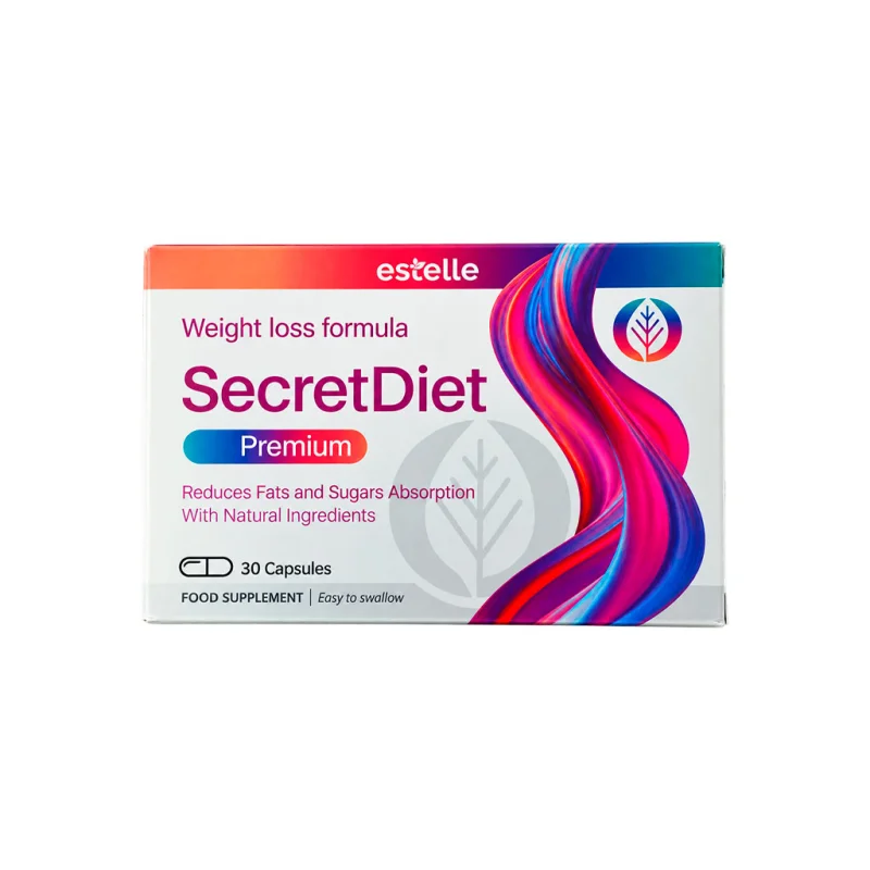 SecretDiet Premium — kutija s oznakom 30 kapsula i dodatak prehrani
